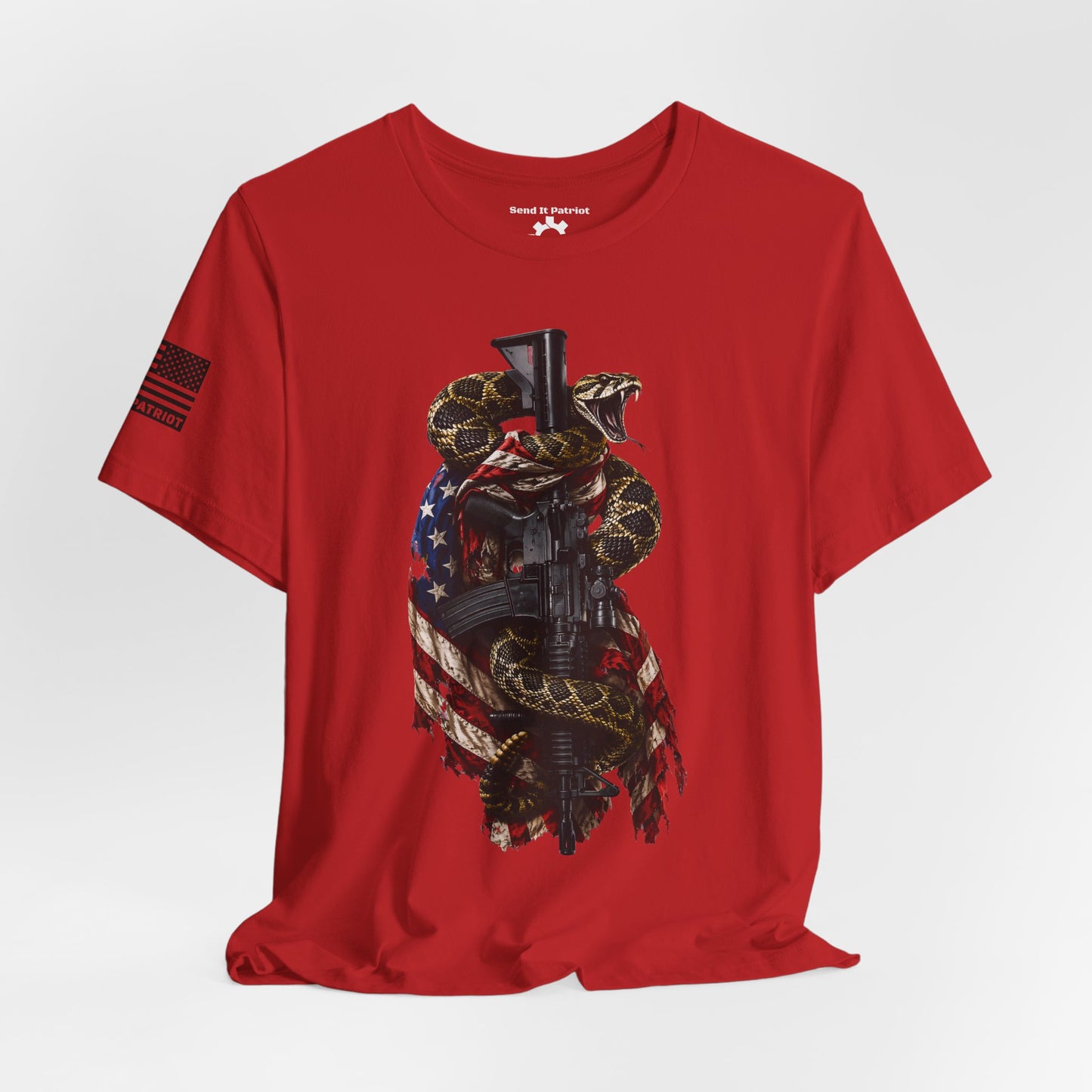 Commando Don't Tread On Me T-Shirt | Gadsden Flag Style Tee