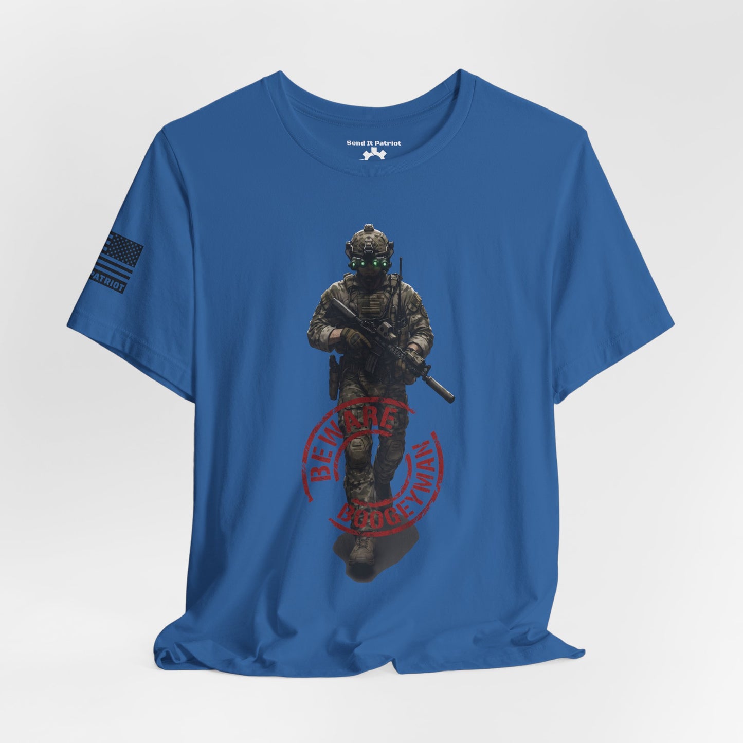 Beware Boogeyman | Boogeyman Hunter T-Shirt — Patriotic Tee