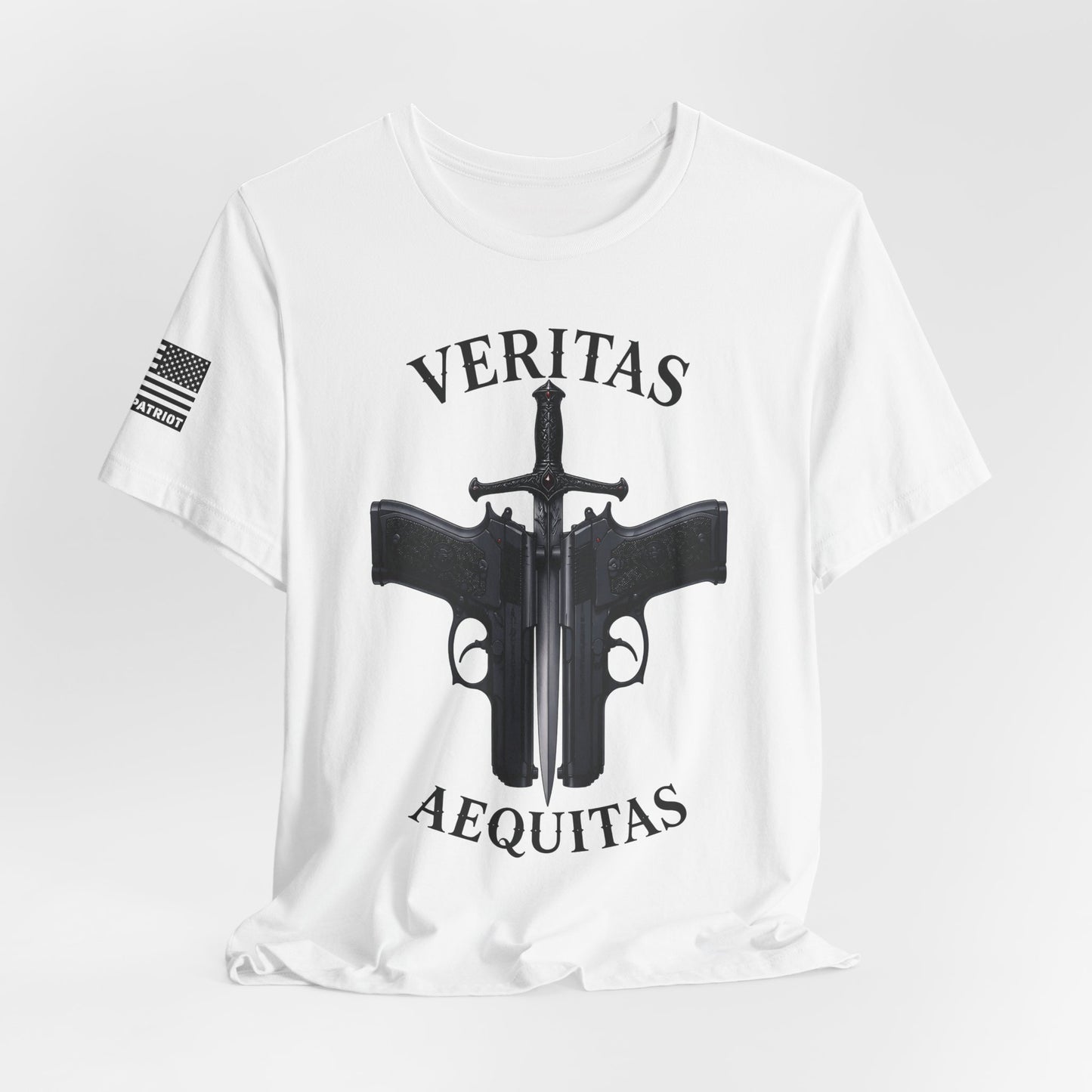 Veritas Aequitas T-Shirt | Patriotic Style Tee