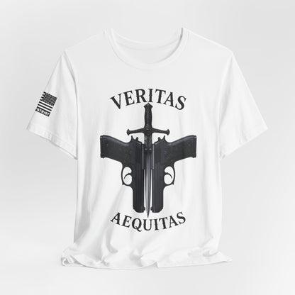 Veritas Aequitas T-Shirt | Patriotic Style Tee