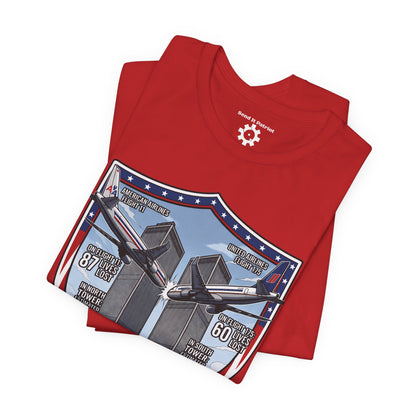 Never Forget 9/11 Tribute Twin Towers T-Shirt — Patriotic Tee