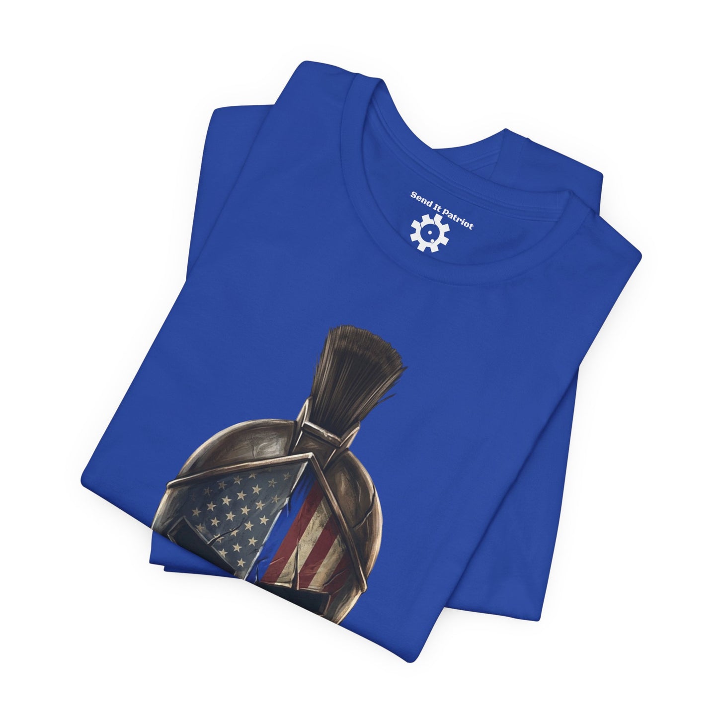 Spartan Thin Blue Line T-Shirt —  Patriotic Tee