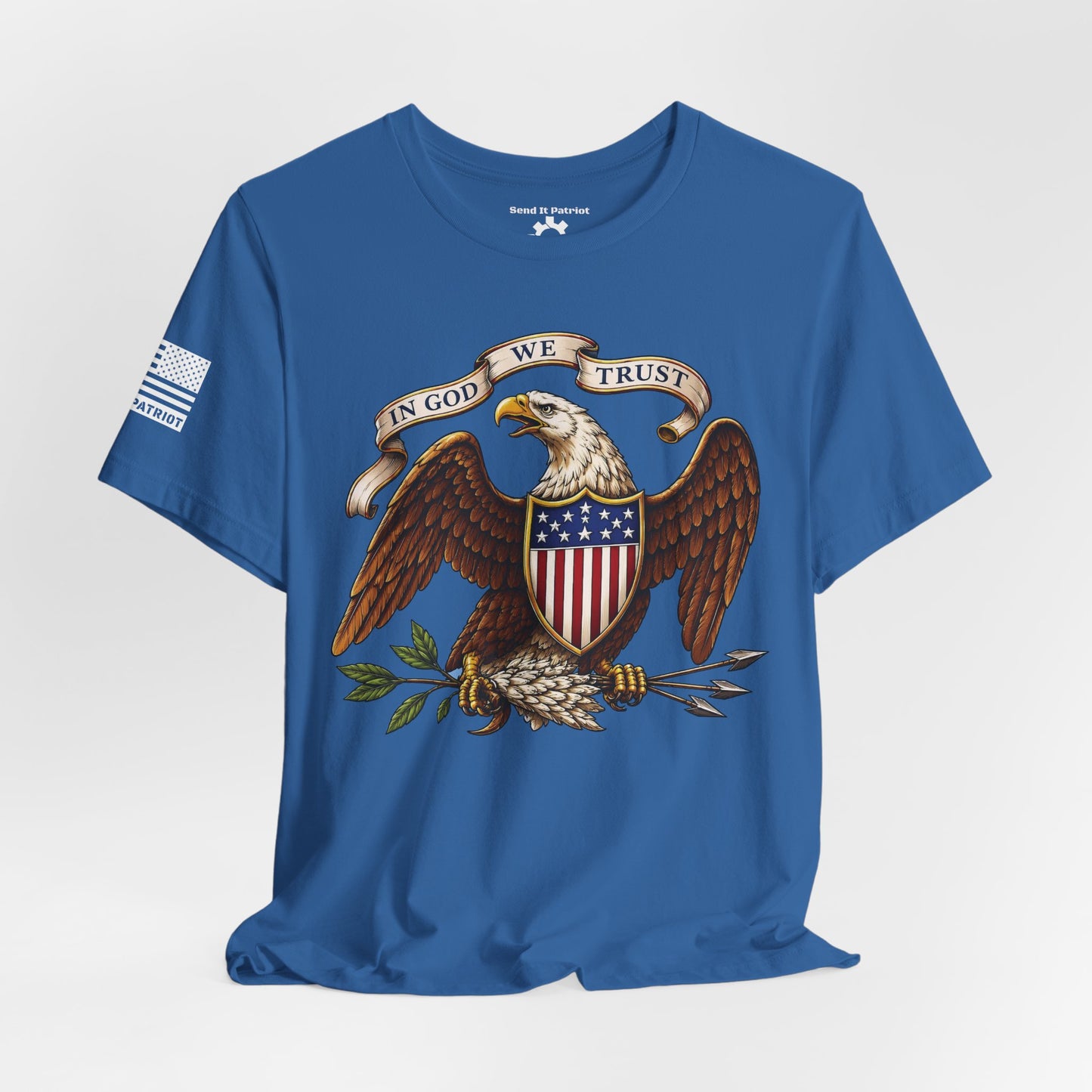 American Bald Eagle  "In God We Trust" Tee — Patriotic Shirt