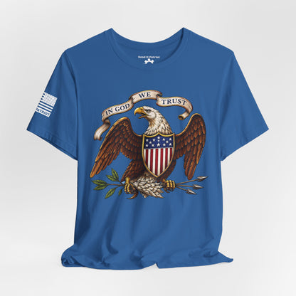American Bald Eagle  "In God We Trust" Tee — Patriotic Shirt