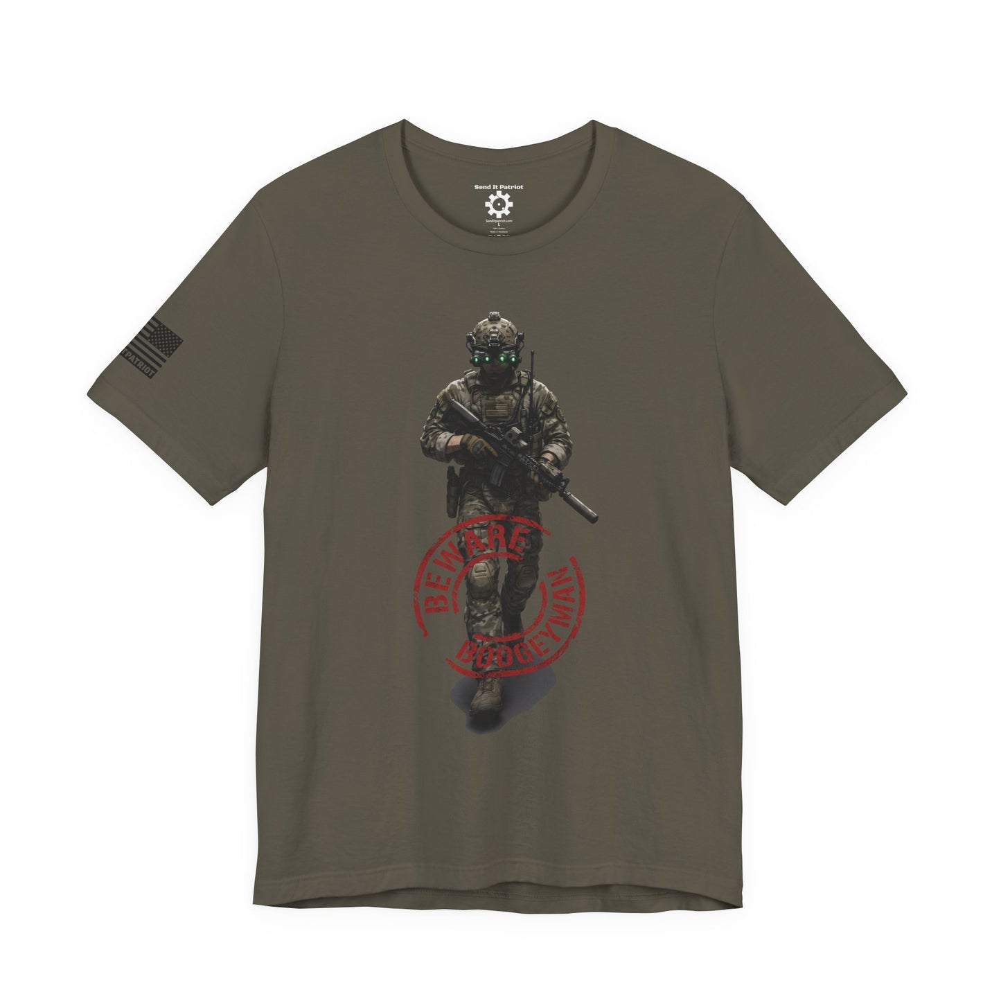 Beware Boogeyman | Boogeyman Hunter T-Shirt — Patriotic Tee