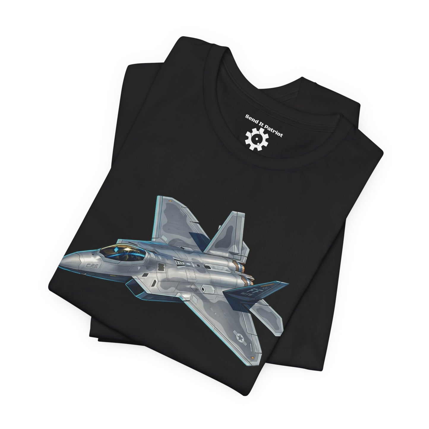United States F-22 Raptor T-Shirt — Military Patriotic Tee