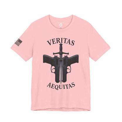 Veritas Aequitas T-Shirt | Patriotic Style Tee