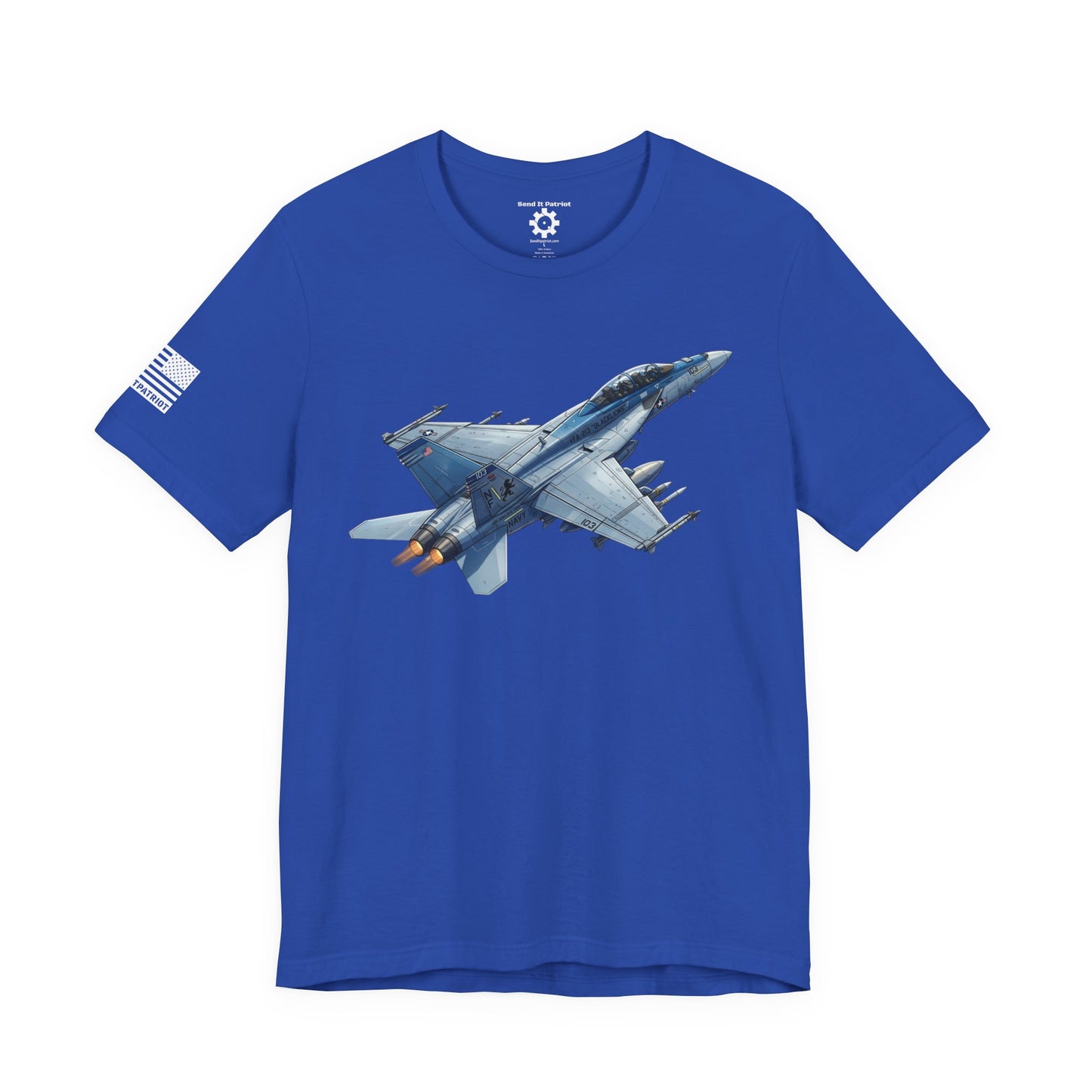 United States F/A 18 Super Hornet T-Shirt — Military Patriotic Tee