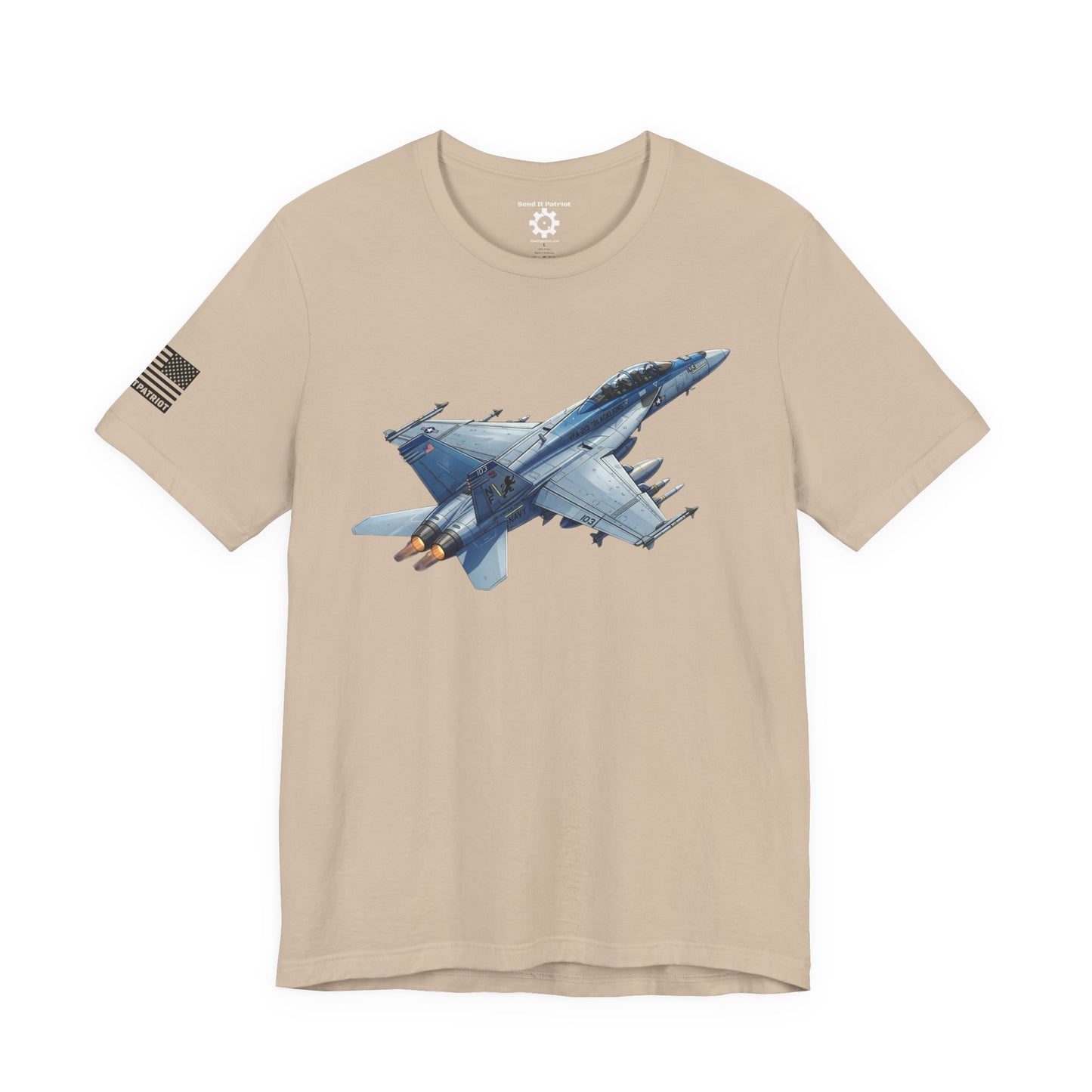 United States F/A 18 Super Hornet T-Shirt — Military Patriotic Tee