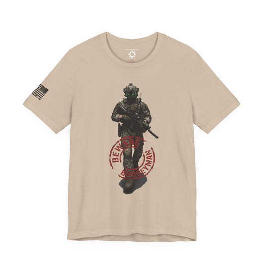 Beware Boogeyman | Boogeyman Hunter T-Shirt — Patriotic Tee